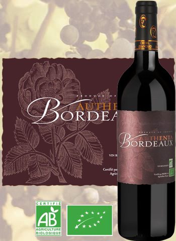 Vino Bordeaux Authenta 2010