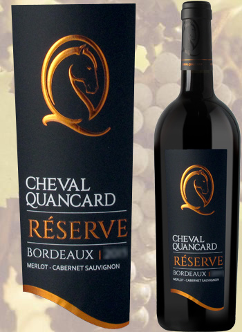 Vino Bordeaux Cheval Quancard R�serve 2010