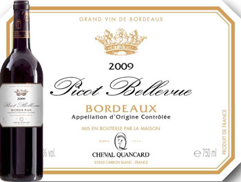 Vino Bordeaux Picot Bellevue 2010